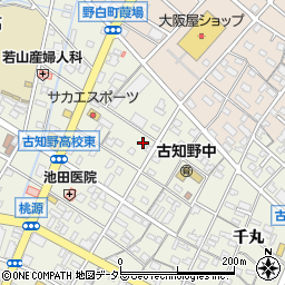 愛知県江南市古知野町熱田91周辺の地図