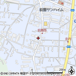 神奈川県茅ヶ崎市萩園2791周辺の地図