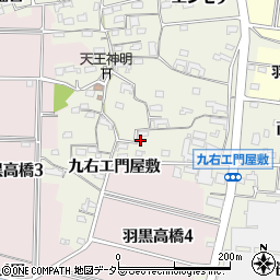 愛知県犬山市羽黒高橋郷148-1周辺の地図