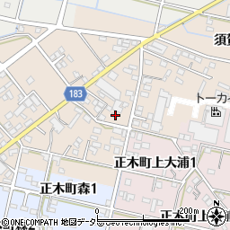 岐阜県羽島市正木町須賀赤松372周辺の地図