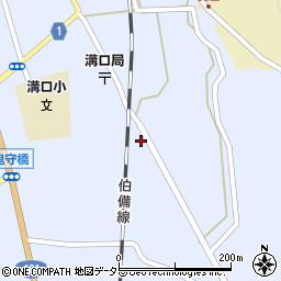 鳥取県西伯郡伯耆町溝口457周辺の地図