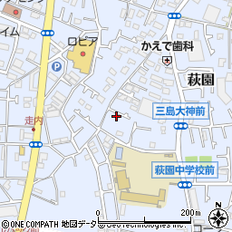 神奈川県茅ヶ崎市萩園1698周辺の地図