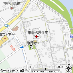 市営古志住宅周辺の地図