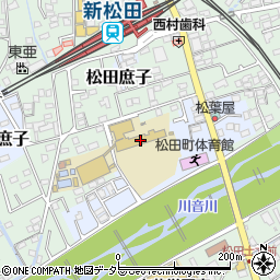 松田町立松田中学校周辺の地図