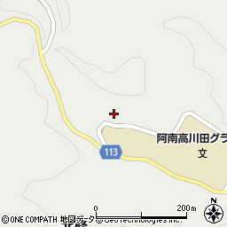 長野県下伊那郡阿南町北條1262周辺の地図