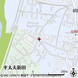 神奈川県茅ヶ崎市萩園3027周辺の地図