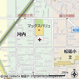 ハックドラッグ平塚河内店周辺の地図