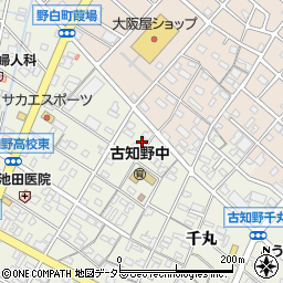愛知県江南市古知野町熱田160周辺の地図