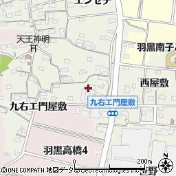 愛知県犬山市羽黒高橋郷113周辺の地図