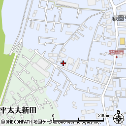 神奈川県茅ヶ崎市萩園3031周辺の地図