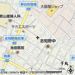 愛知県江南市古知野町熱田92周辺の地図