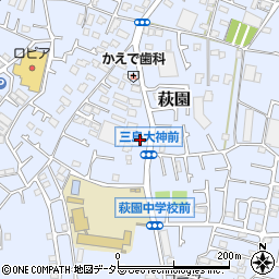 神奈川県茅ヶ崎市萩園1715周辺の地図