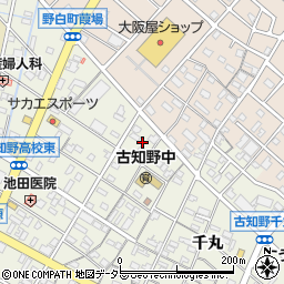 愛知県江南市古知野町熱田159周辺の地図