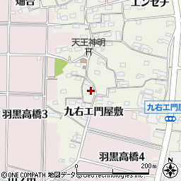 愛知県犬山市羽黒高橋郷157周辺の地図