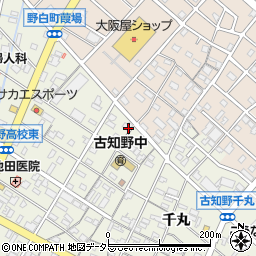 愛知県江南市古知野町熱田161周辺の地図