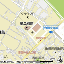 神奈川県出先機関　足柄上合同庁舎周辺の地図