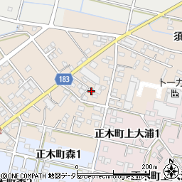 岐阜県羽島市正木町須賀赤松373周辺の地図
