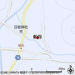 兵庫県養父市船谷周辺の地図