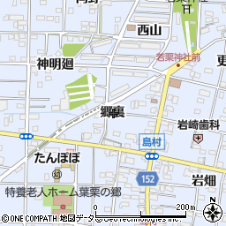 愛知県一宮市島村郷裏周辺の地図