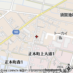岐阜県羽島市正木町須賀赤松2642周辺の地図