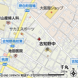愛知県江南市古知野町熱田89周辺の地図