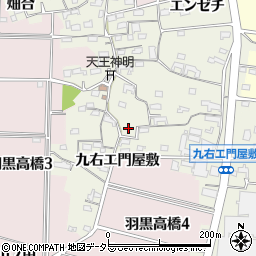 愛知県犬山市羽黒高橋郷145-6周辺の地図