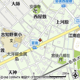 ミワ園芸種苗店周辺の地図