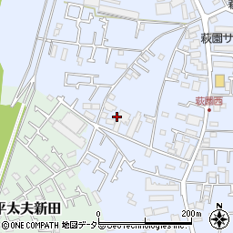 神奈川県茅ヶ崎市萩園3033周辺の地図