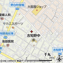 愛知県江南市古知野町熱田153周辺の地図