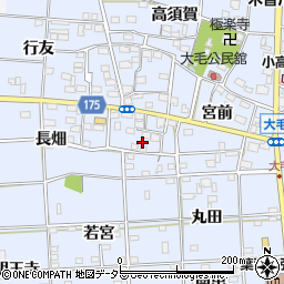 愛知県一宮市大毛西郷66周辺の地図