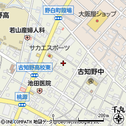 愛知県江南市古知野町熱田95周辺の地図