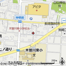 名古屋ヤクルト販売株式会社　木曽川センター周辺の地図