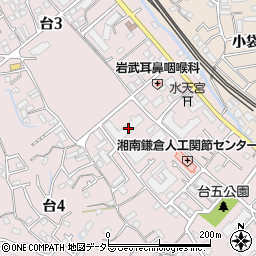 イニシア鎌倉大船周辺の地図