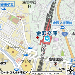 神奈川県横浜市金沢区谷津町418周辺の地図