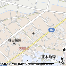 岐阜県羽島市正木町須賀赤松111周辺の地図