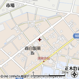 岐阜県羽島市正木町須賀赤松157周辺の地図