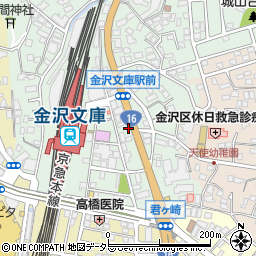 神奈川県横浜市金沢区谷津町342周辺の地図