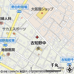 愛知県江南市古知野町熱田163周辺の地図
