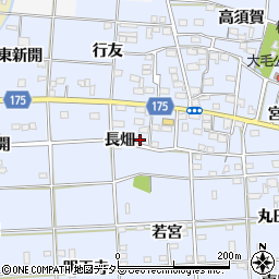 愛知県一宮市大毛長畑28周辺の地図