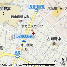 愛知県江南市古知野町熱田107周辺の地図