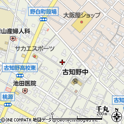 愛知県江南市古知野町熱田86周辺の地図