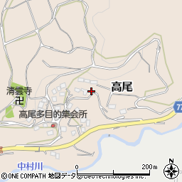 神奈川県足柄上郡大井町高尾周辺の地図