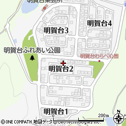 岐阜県瑞浪市明賀台周辺の地図