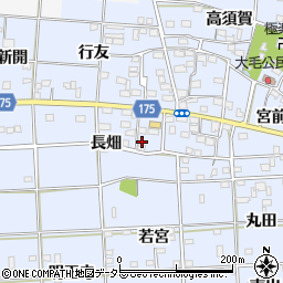 愛知県一宮市大毛長畑84周辺の地図