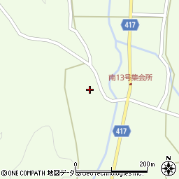 岐阜県恵那市山岡町田沢2590周辺の地図