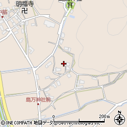 京都府綾部市中筋町亀井周辺の地図