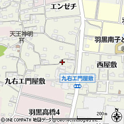愛知県犬山市羽黒高橋郷114周辺の地図