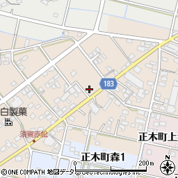 岐阜県羽島市正木町須賀赤松83周辺の地図
