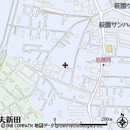 神奈川県茅ヶ崎市萩園3017周辺の地図