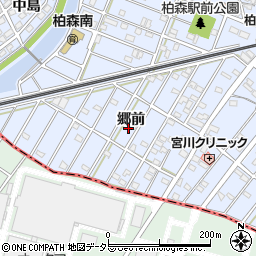 愛知県丹羽郡扶桑町柏森郷前112周辺の地図